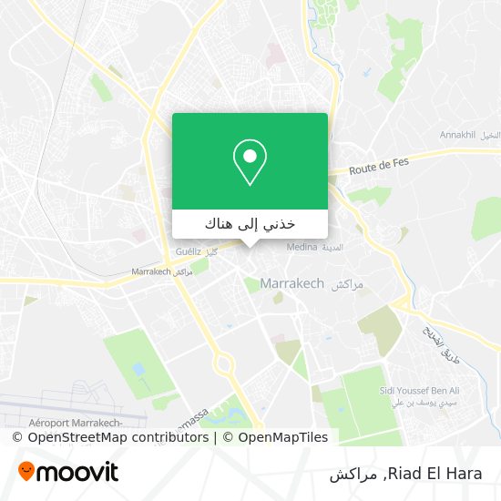 خريطة Riad El Hara