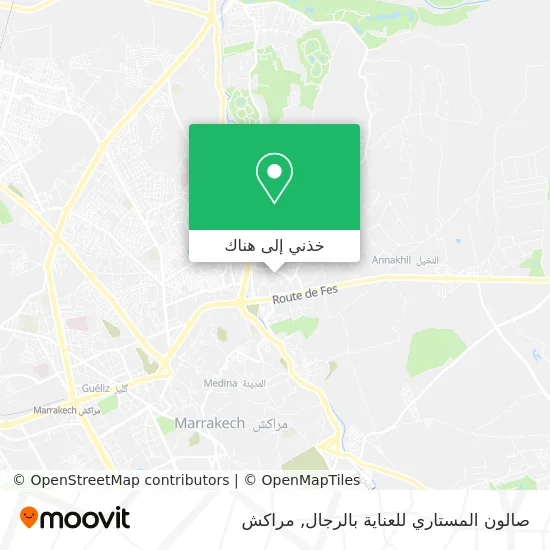 خريطة صالون المستاري للعناية بالرجال