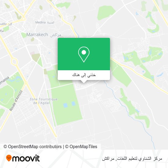 خريطة مركز الشناوي لتعليم اللغات