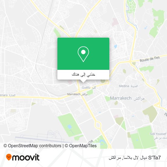 خريطة S'Ta7 ديال لال بلاسا