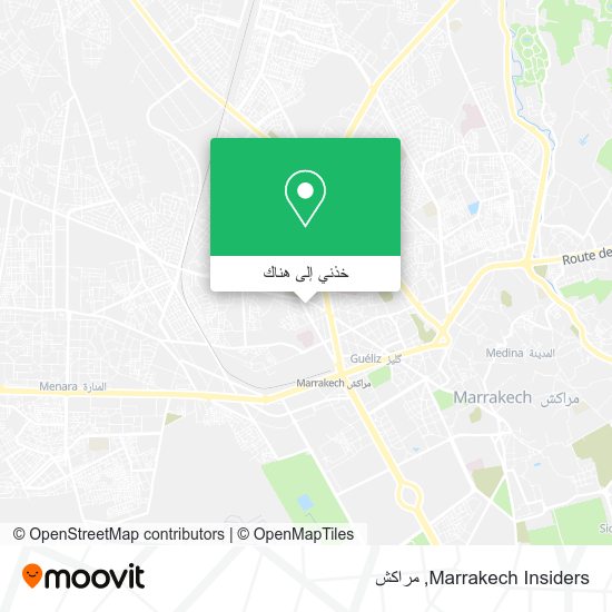 خريطة Marrakech Insiders