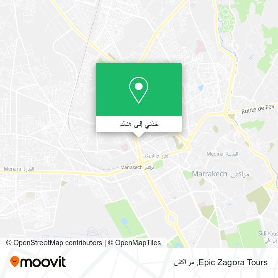 خريطة Epic Zagora Tours