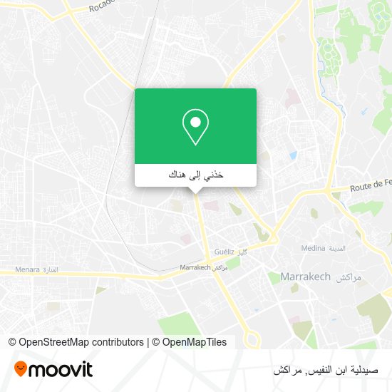 خريطة صيدلية ابن النفيس