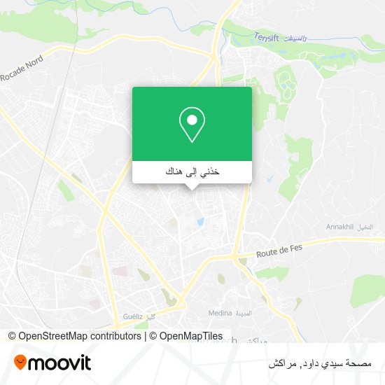خريطة مصحة سيدي داود