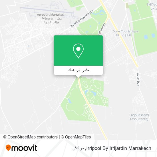 خريطة Irripool By Irrijardin Marrakech