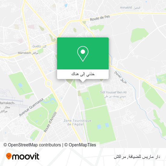 خريطة دار ماريس للضيافة