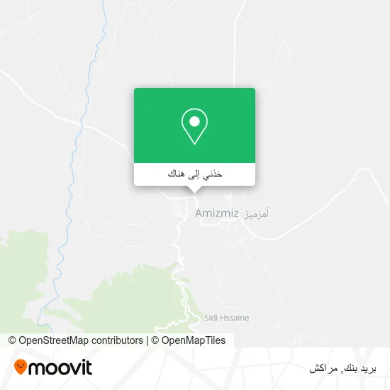 خريطة بريد بنك