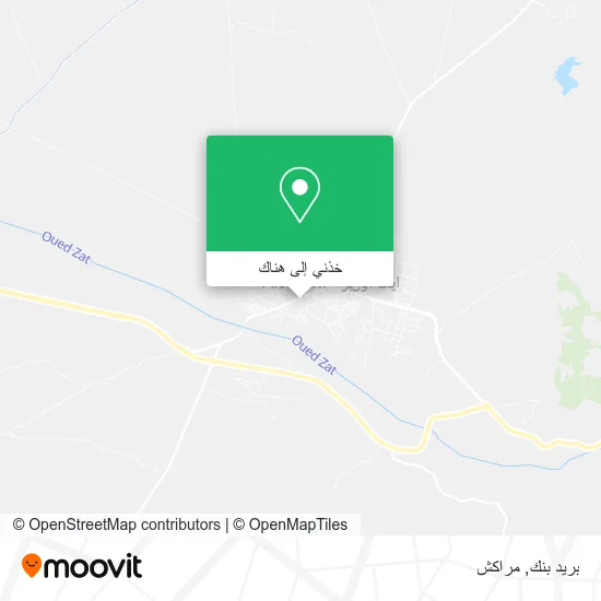 خريطة بريد بنك