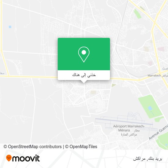 خريطة بريد بنك