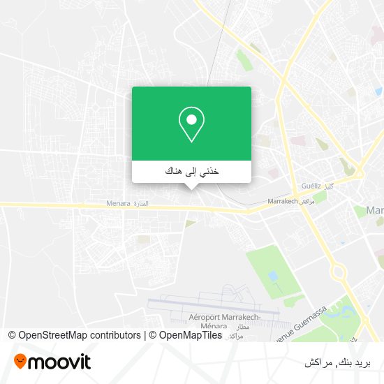 خريطة بريد بنك