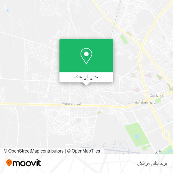 خريطة بريد بنك