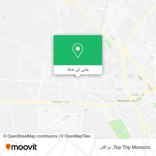 خريطة Top Trip Morocco