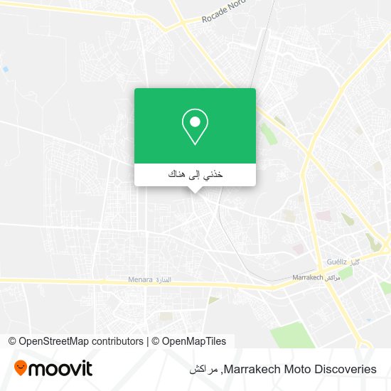 خريطة Marrakech Moto Discoveries