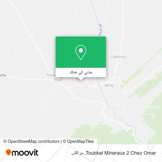 خريطة Toubkal Mineraux 2 Chez Omar
