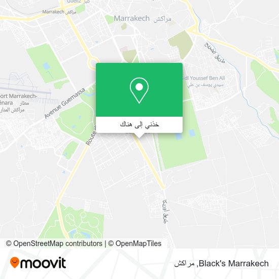 خريطة Black's Marrakech