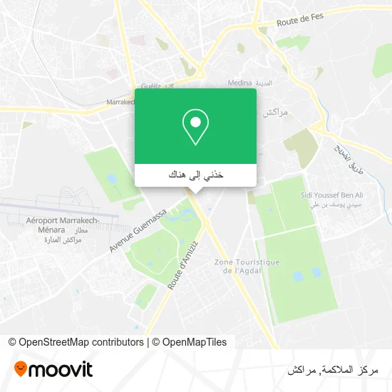 خريطة مركز الملاكمة