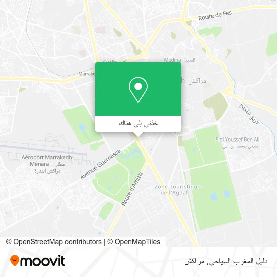 خريطة دليل المغرب السياحي