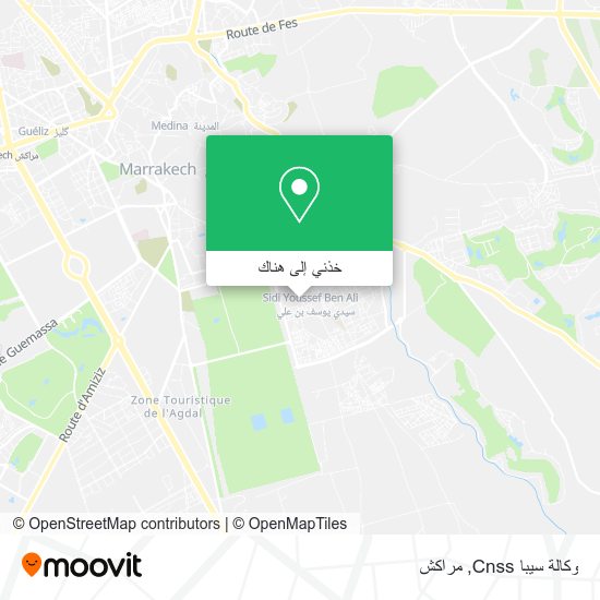 خريطة وكالة سيبا Cnss