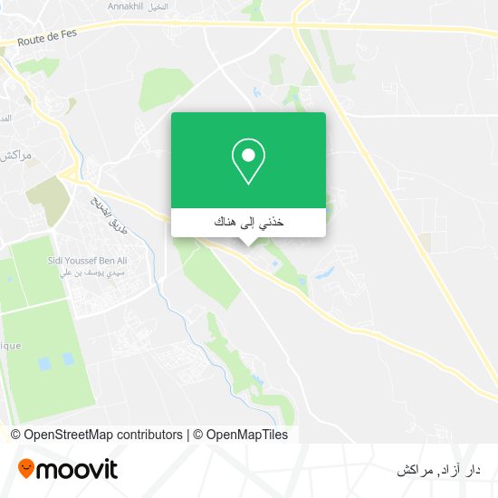خريطة دار آزاد