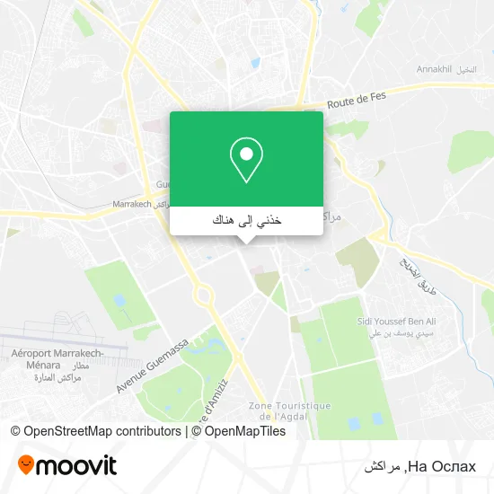 خريطة На Ослах