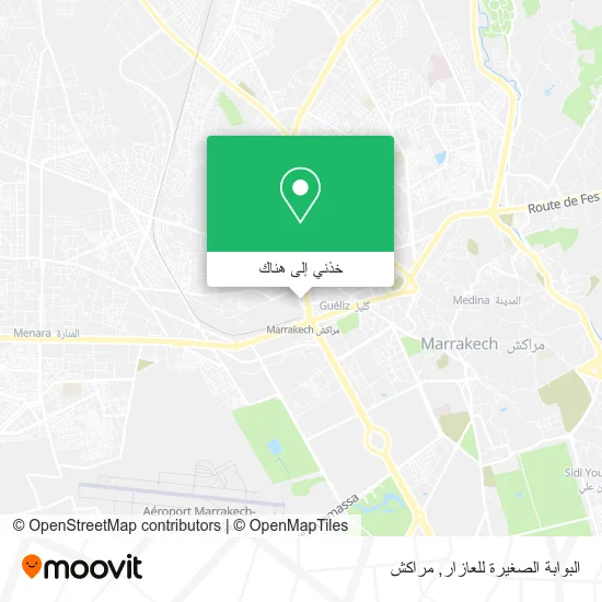 خريطة البوابة الصغيرة للعازار