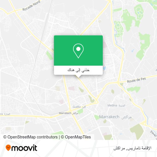 خريطة الإقامة تاماريس