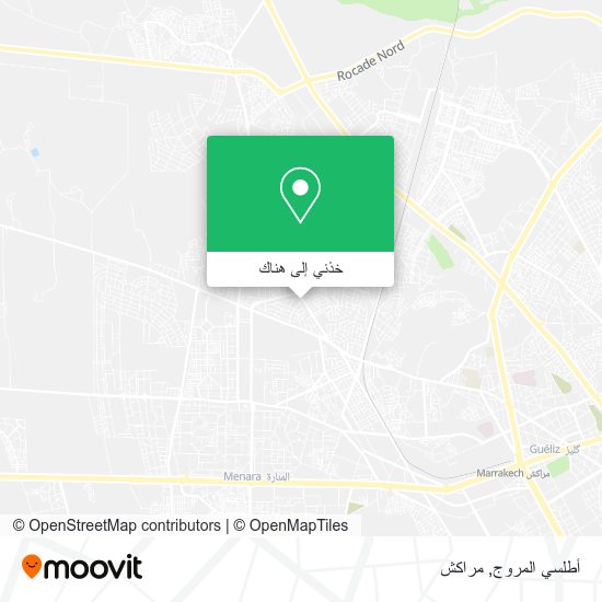 خريطة أطلسي المروج