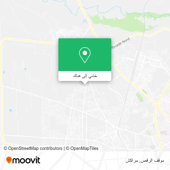 خريطة موقف الرقص