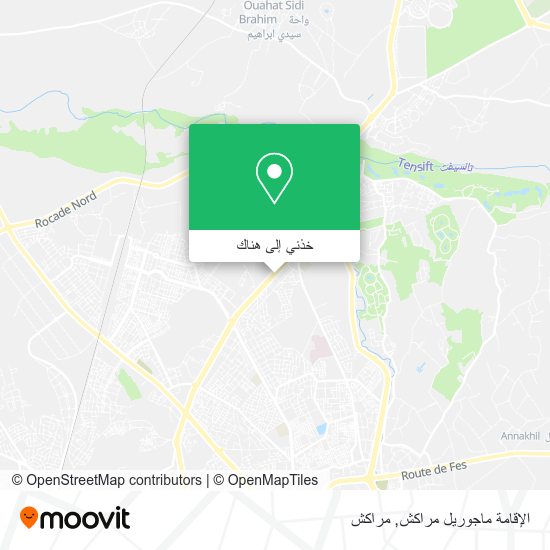 خريطة الإقامة ماجوريل مراكش