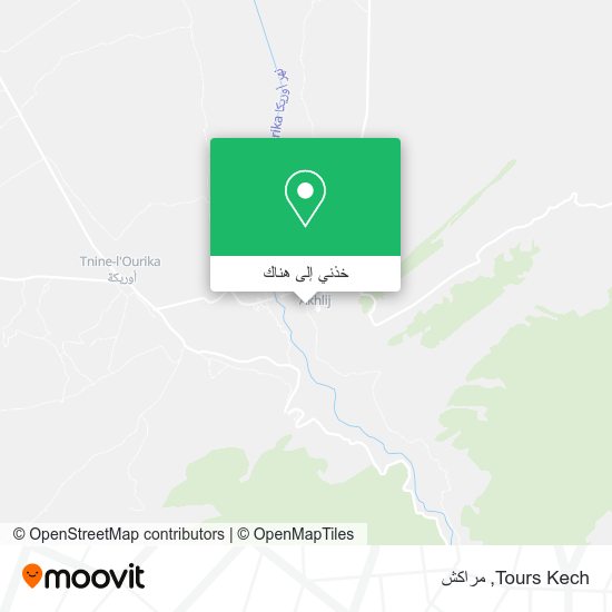 خريطة Tours Kech