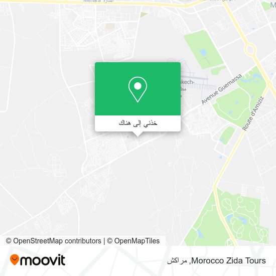 خريطة Morocco Zida Tours