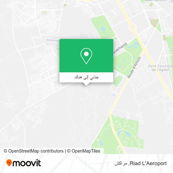 خريطة Riad L'Aeroport