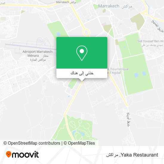 خريطة Yaka Restaurant