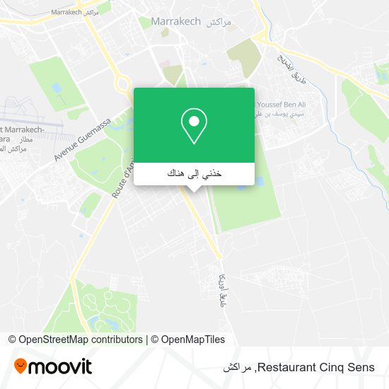 خريطة Restaurant Cinq Sens