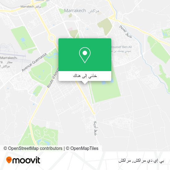 خريطة بي إي دي مراكش