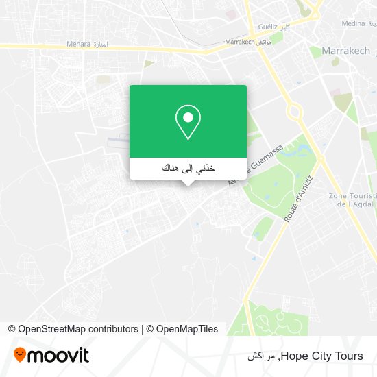 خريطة Hope City Tours