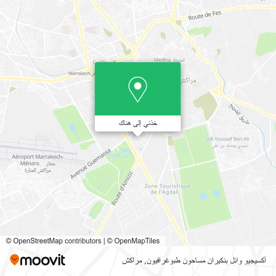خريطة أكسيجيو وائل بنكيران مساحون طبوغرافيون
