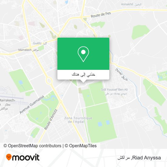 خريطة Riad Anyssa