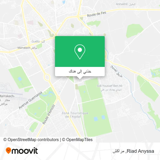 خريطة Riad Anyssa