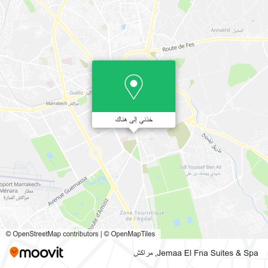 خريطة Jemaa El Fna Suites & Spa