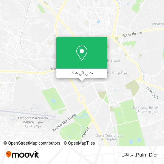 خريطة Palm D'or