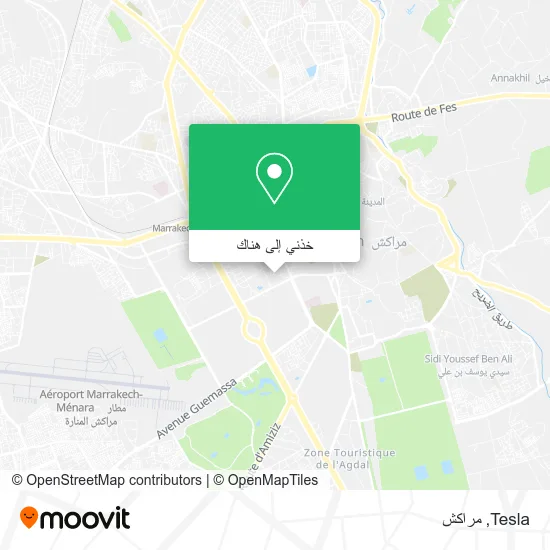 خريطة Tesla