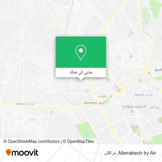 خريطة Marrakech by Air