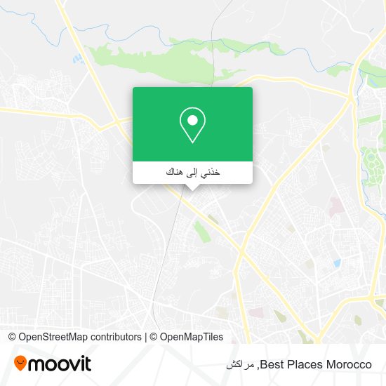خريطة Best Places Morocco