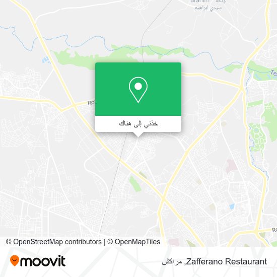 خريطة Zafferano Restaurant
