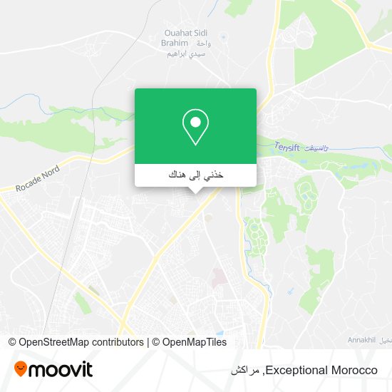 خريطة Exceptional Morocco