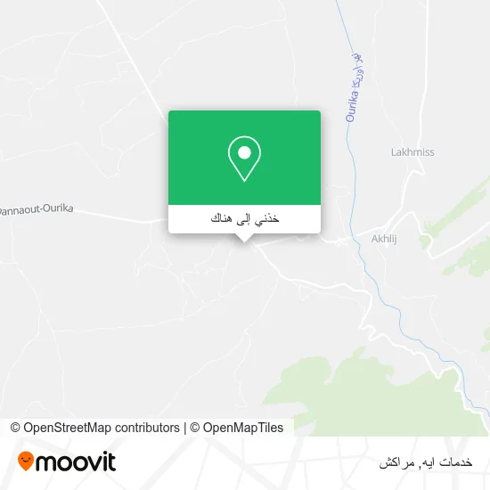 خريطة خدمات ايه