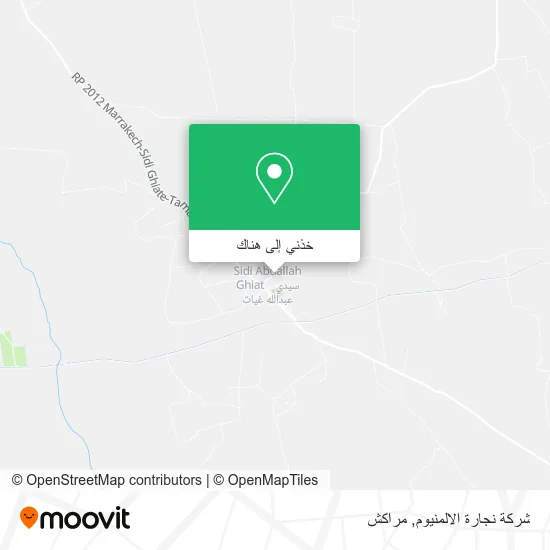 خريطة شركة نجارة الالمنيوم