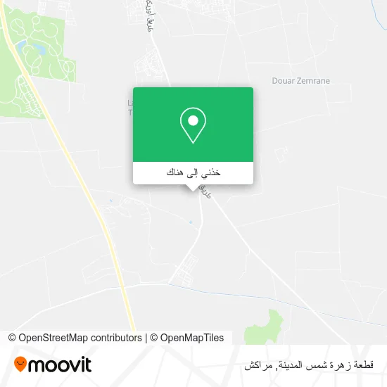 خريطة قطعة زهرة شمس المدينة