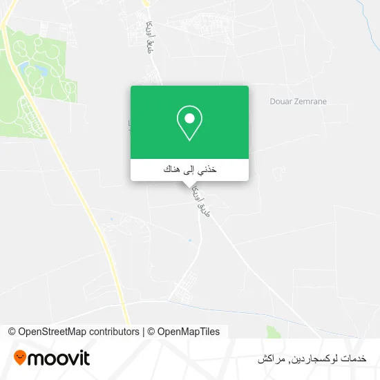 خريطة خدمات لوكسجاردين